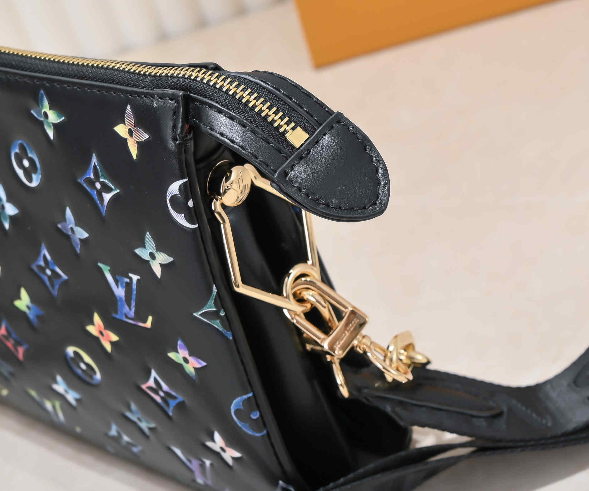 M21353 Louis Vuitton Monogram Motif Coussin PM Handbag